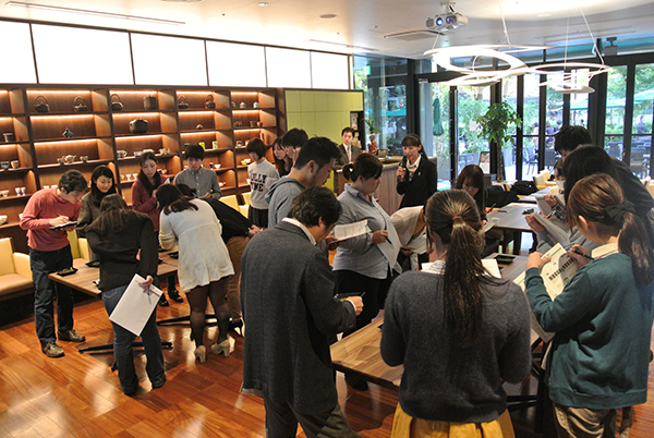 日本茶セミナーの様子