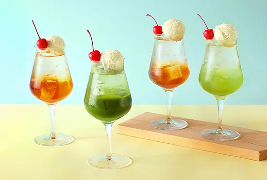 JAPANESE TEA SODA FLOAT