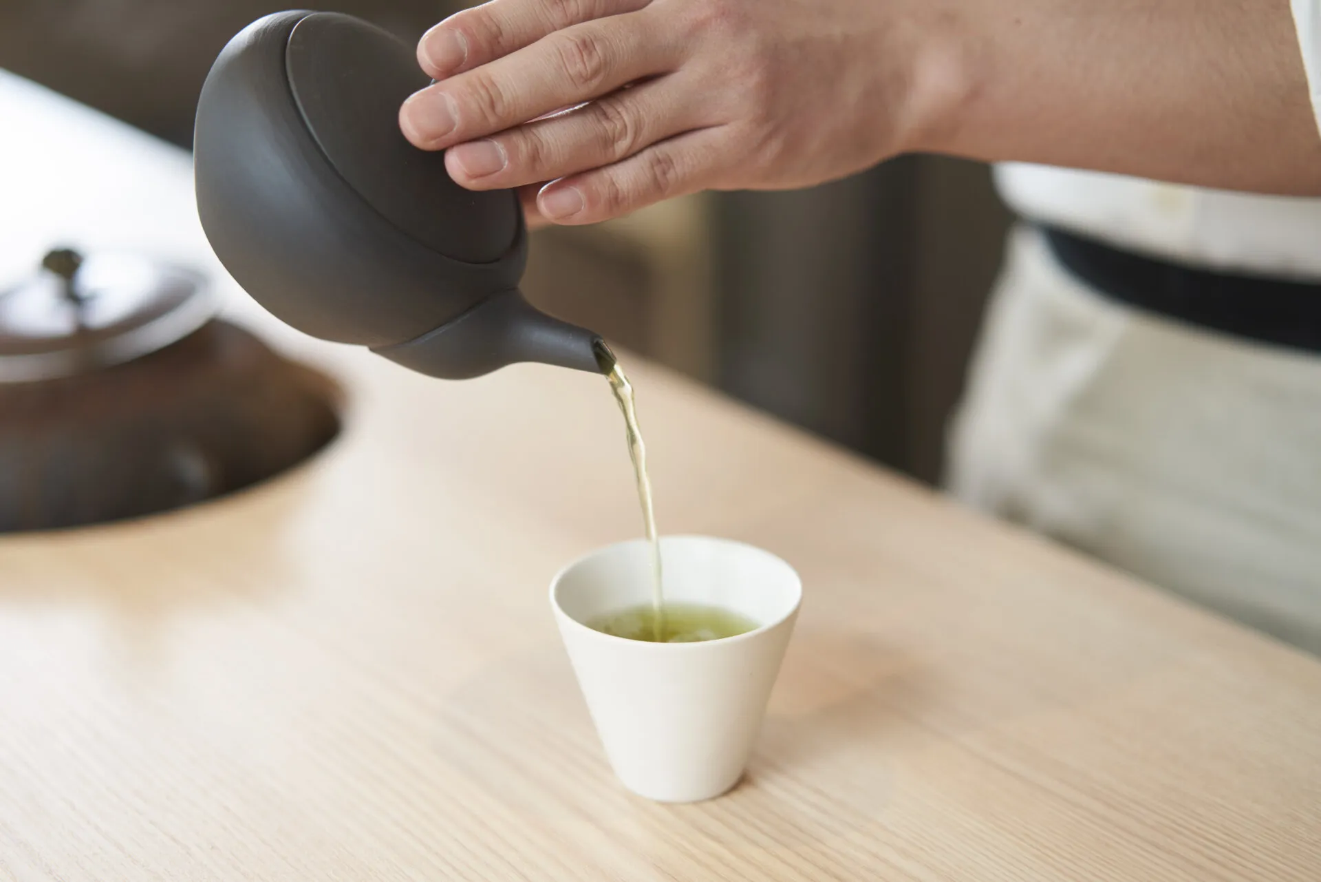 カウンター02(【茶バリエ】茶釜付きのカウンターでお茶提供)