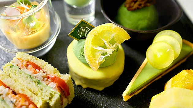 抹茶アフタヌーンティープレート