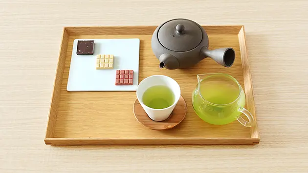 日本茶とチョコレートのペアリングセット