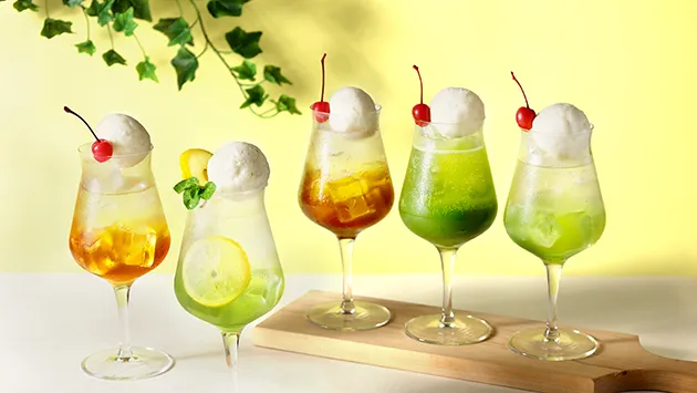 Japanese Tea Soda Float Fair
